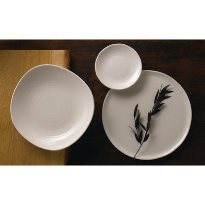 Dudson White Organic Flat Plates 318mm (6 Pack) fr077