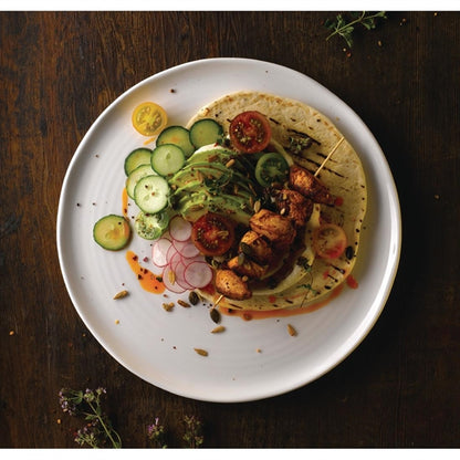 Dudson White Organic Flat Plates 318mm (6 Pack) fr077