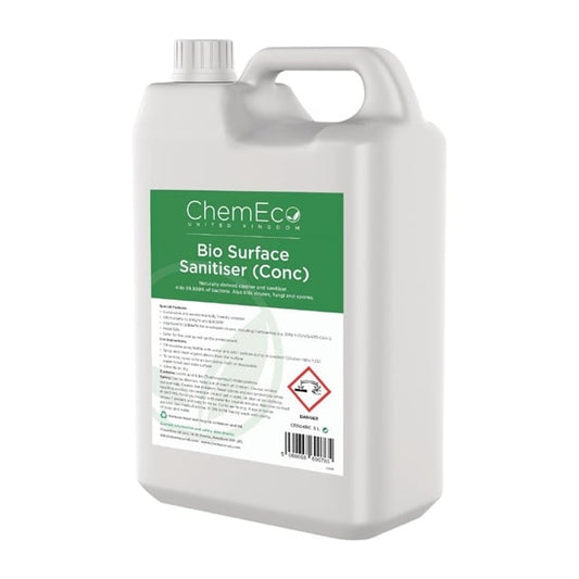 ChemEco Bio Surface Sanitiser Concentrate 5Ltr cx952