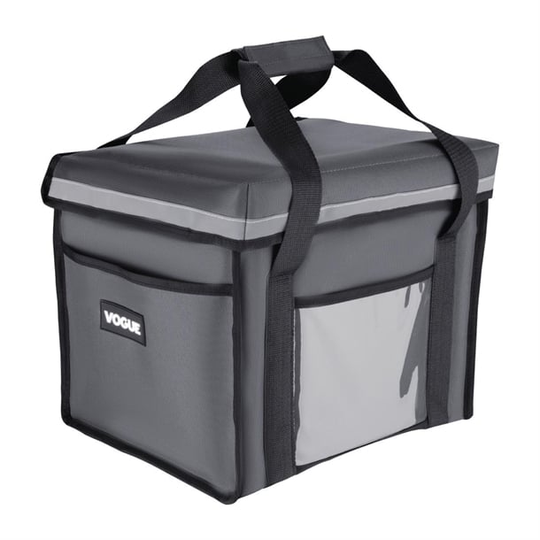 Vogue Insulated Folding Delivery Bag Grey p_fr225