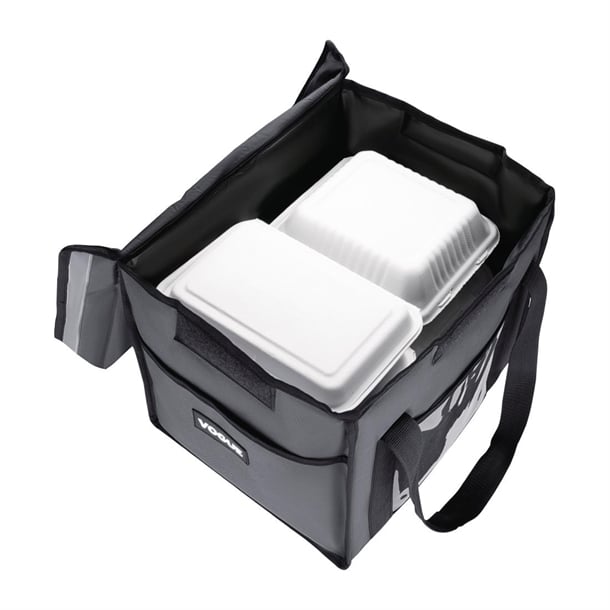 Vogue Insulated Folding Delivery Bag Grey p_fr225