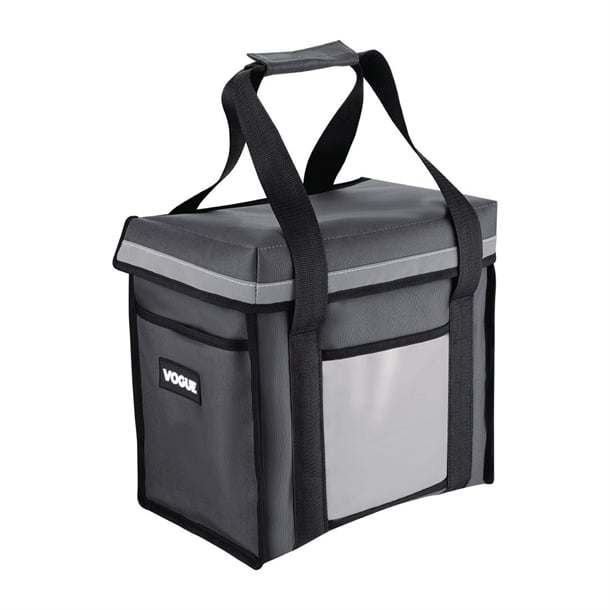 Vogue Insulated Top Loading Delivery Bag Grey 330x230x330mm fr227