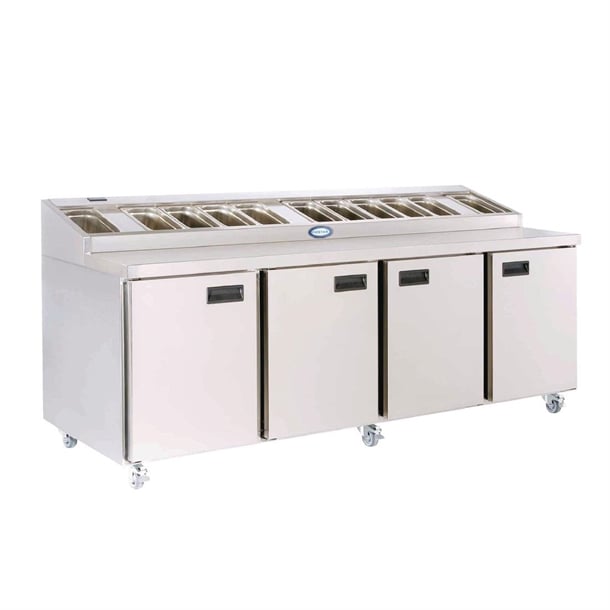 Foster Four Door Prep Counter Fridge FPS4HR fs107