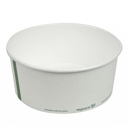 Vegware 185-Series Compostable Bon Appetit Wide PLA-lined Paper Food Bowls p_fs176