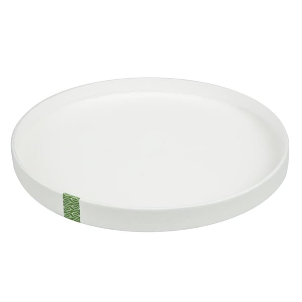 Vegware 185-Series Compostable Bon Appetit Wide PLA-lined Paper Food Bowl Lid (300 Pack) fs179