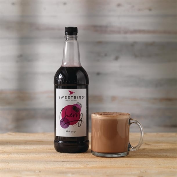 Sweetbird Cherry Syrup 1Ltr fs249