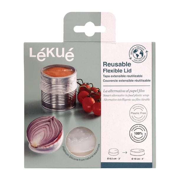 Lekue Reusable Flexible Lid 85mm (2 Pack) fs291