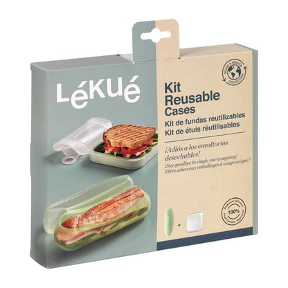 Lekue Reusable Silicone Sandwich Case fs298