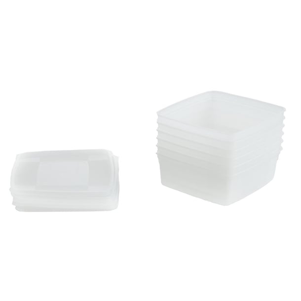 Matfer Bourgeat Soft Modulus Flexible Food Storage Container Box 1Ltr (6 Pack) fs340
