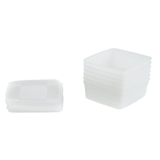 Matfer Bourgeat Soft Modulus Flexible Food Storage Container Box 1Ltr (6 Pack) fs340