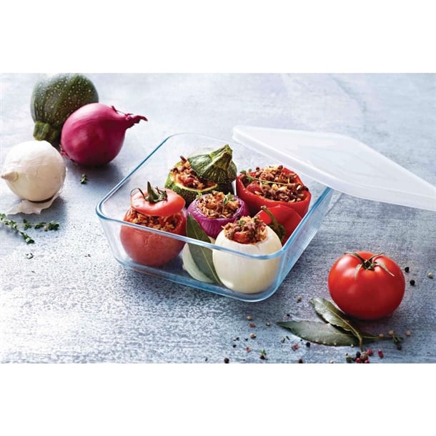 Pyrex Cook & Freeze Square Dish with Lid 2Ltr fs368