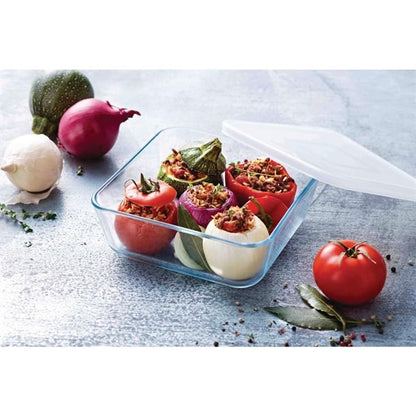 Pyrex Cook & Freeze Square Dish with Lid 2Ltr fs368