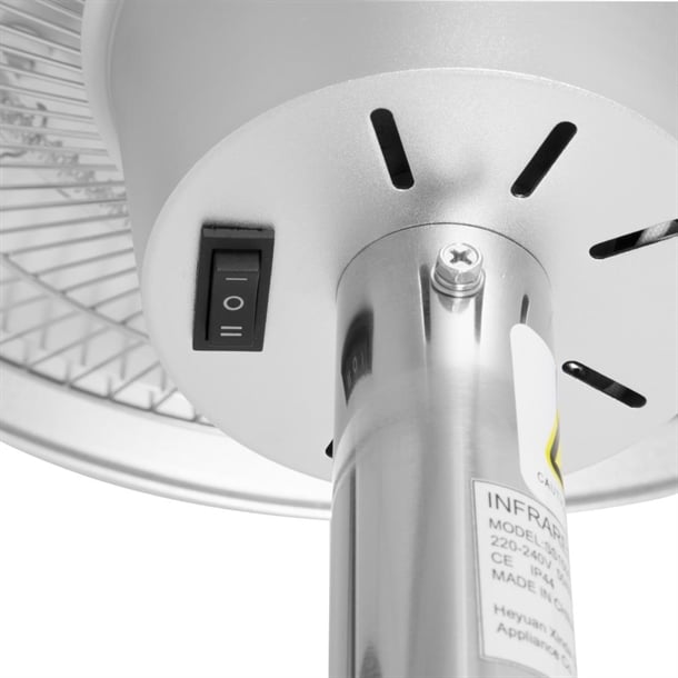 Bolero Free Standing Patio Heater Lamp IP44 fs398