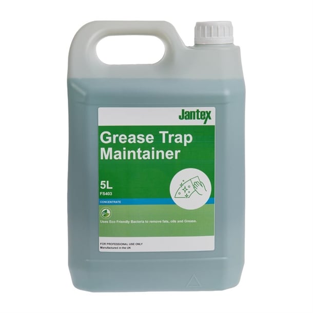 Jantex Green Grease Trap Maintainer Concentrate 5Ltr fs403
