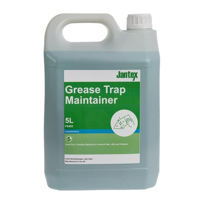 Jantex Green Grease Trap Maintainer Concentrate 5Ltr fs403