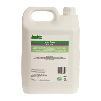 Jantex Green Hand Soap Lotion Ready To Use 5Ltr fs416