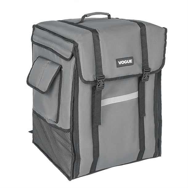 Vogue Insulated Delivery Back Pack Grey 550x400x400mm fs437