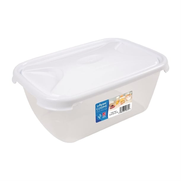 Wham Cuisine Polypropylene Rectangular Food Storage Box Container 3.6ltr fs454
