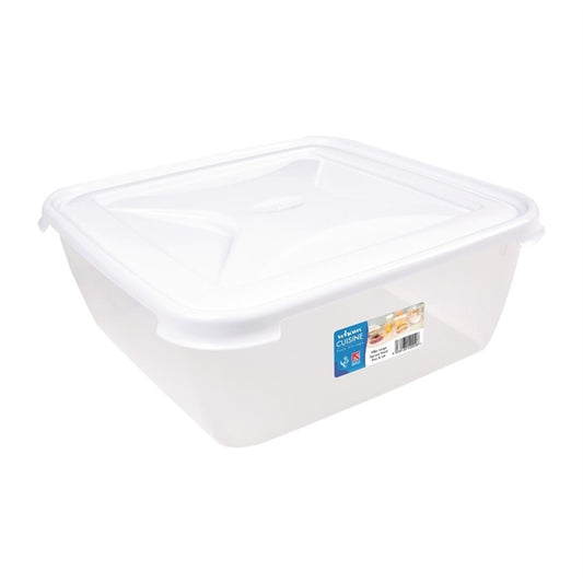 Wham Cuisine Polypropylene Square Food Storage Box Container 10ltr fs457