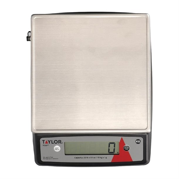 Taylor Stainless Steel Digital Portion Control Heavy Duty Kitchen Scale 10kg TE22FT fs593
