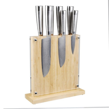 Vogue Wooden Magnetic Knife Block 8 Slots fs663