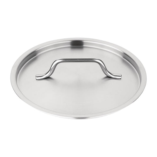 Vogue Stainless Steel Pan Lid 18cm fs665