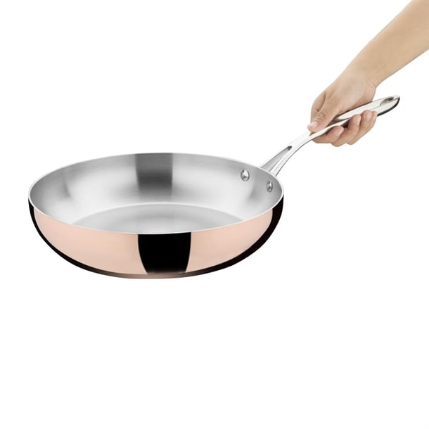 Vogue Copper Tri-Wall Frying Pan 28cm fs669
