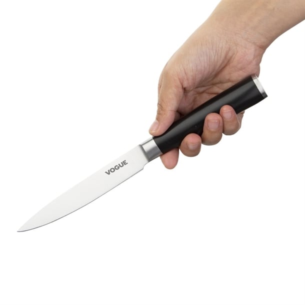 Vogue Bistro Utility Knife Black 12.9cm fs680