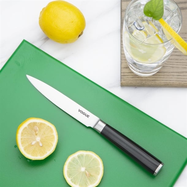 Vogue Bistro Utility Knife Black 12.9cm fs680