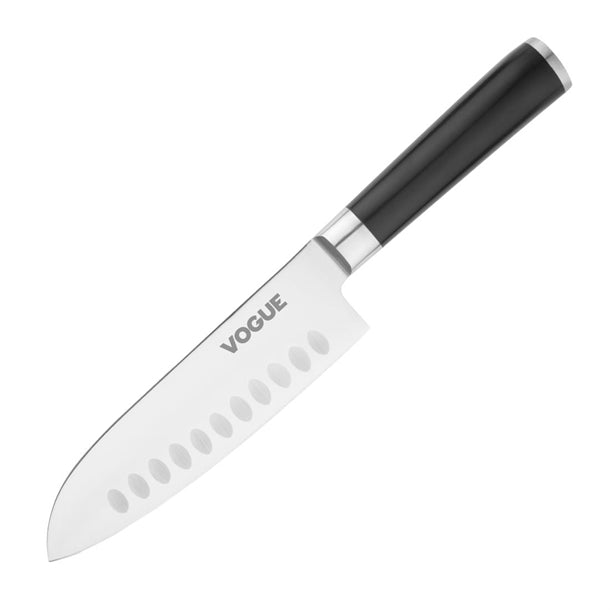 Vogue Bistro Santoku Knife Black 17.9cm fs686