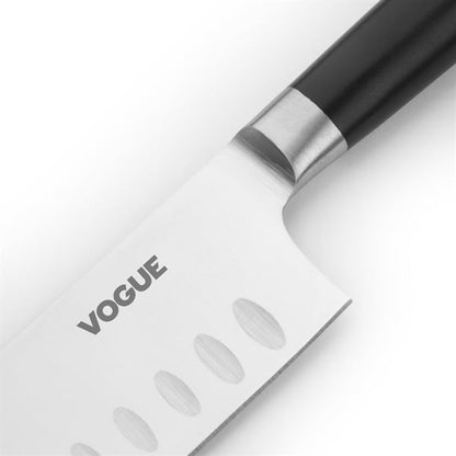 Vogue Bistro Santoku Knife Black 17.9cm fs686