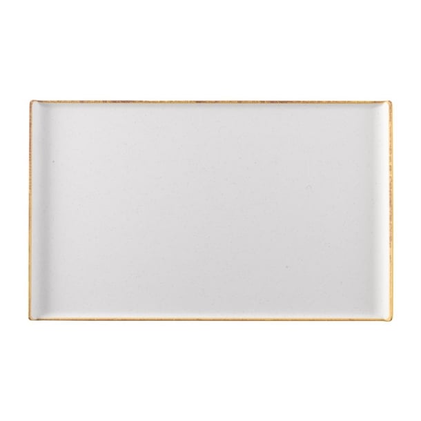 Churchill Melamine Stonecast Rectangular Buffet Tray 530x 325mm (2 Pack) fs912