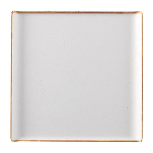 Churchill Melamine Stonecast Square Buffet Tray 303x 303mm (4 Pack) fs914