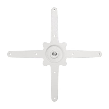 Bolero Cast Iron Round Table Base White ft029