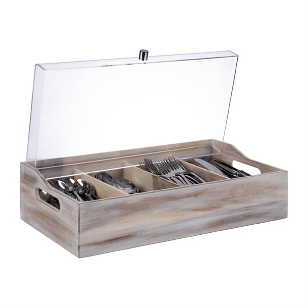 APS Cutlery Tray With Cover 510 x 280mm ft157