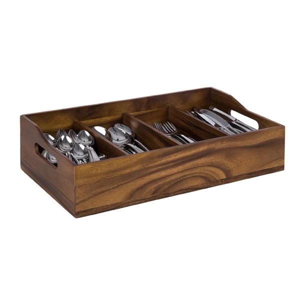 APS Acacia Cutlery Tray 510 x 280mm ft160