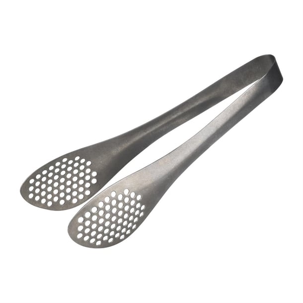 APS All Purpose Perforated Tongs 225mm ft196