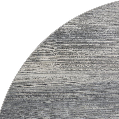 Bolero Pre-Drilled Round Melamine Table Top Ash Grey 600mm ft292