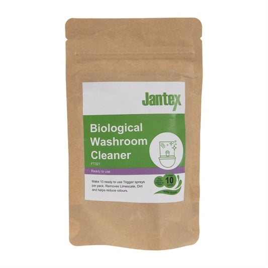 Jantex Green Biological Washroom Cleaner Sachets (10 Pack) ft321