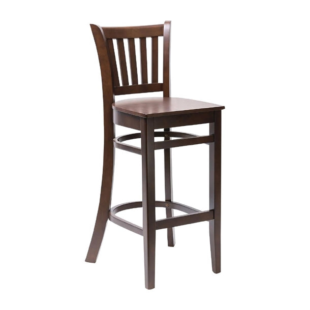 Manhattan Dark Walnut Bar Chair ft428