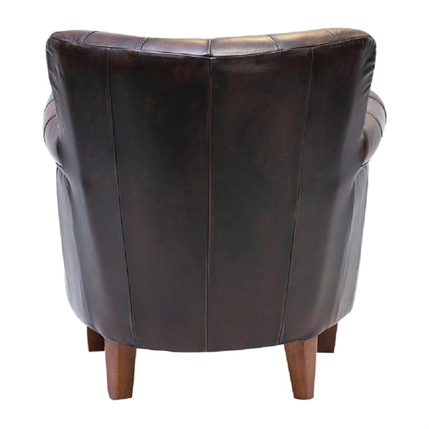 Lancaster Leather Chair Brown ft442
