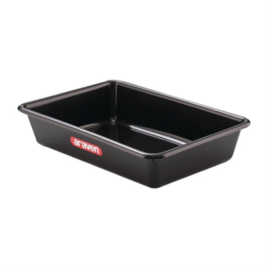Araven Deep Food Tray Black p_ft615