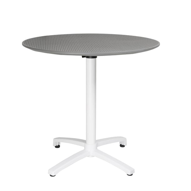Bolero Folding Polypropylene Table 800mm Dark Grey ft621