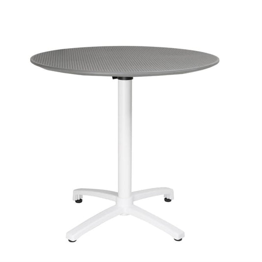 Bolero Folding Polypropylene Table 800mm Dark Grey ft621