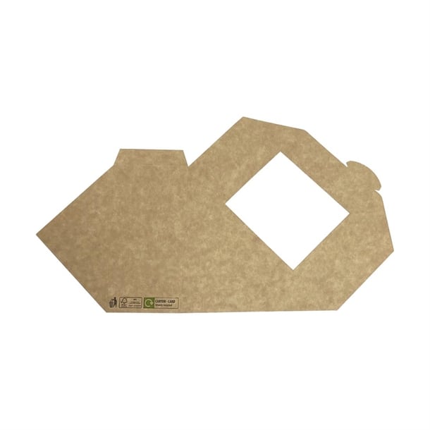 Fiesta Recyclable Standard Sandwich Wedge with PET Window 65mm (500 Pack) ft650