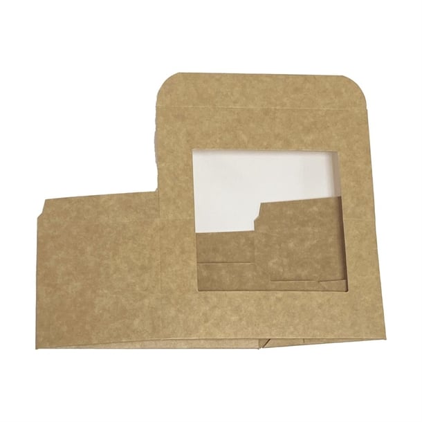 Fiesta Recyclable Bloomer Box with PET Window 70x125mm (500 Pack) ft652