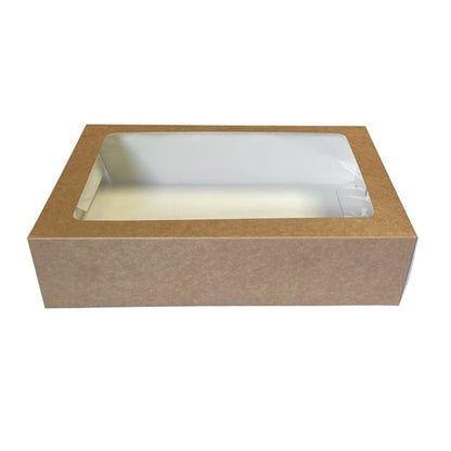 Fiesta Recyclable Platter Box with PET Window (25 Pack) ft672
