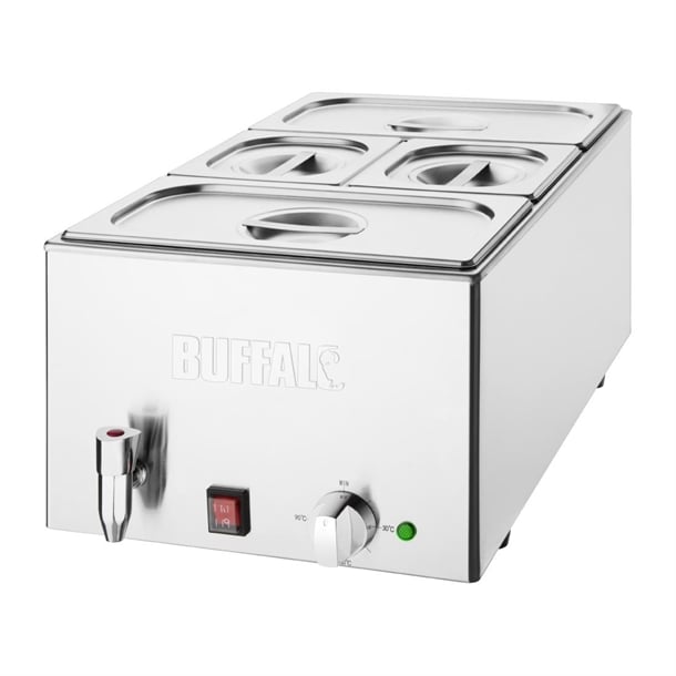 Buffalo Bain Marie with Tap and Pans ft692