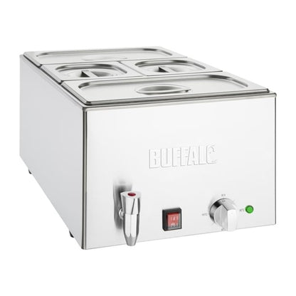 Buffalo Bain Marie with Tap and Pans ft692