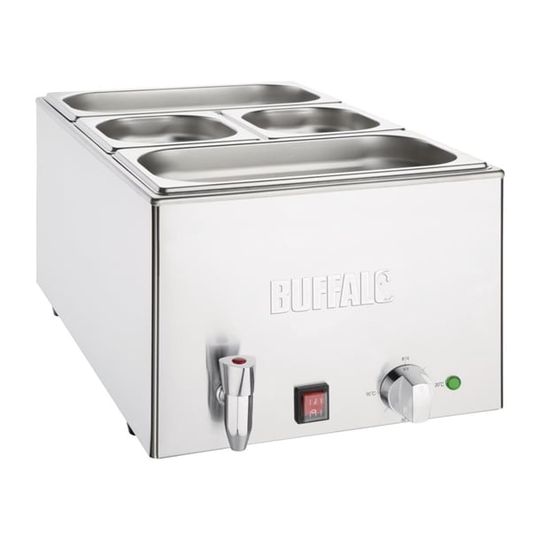 Buffalo Bain Marie with Tap and Pans ft692
